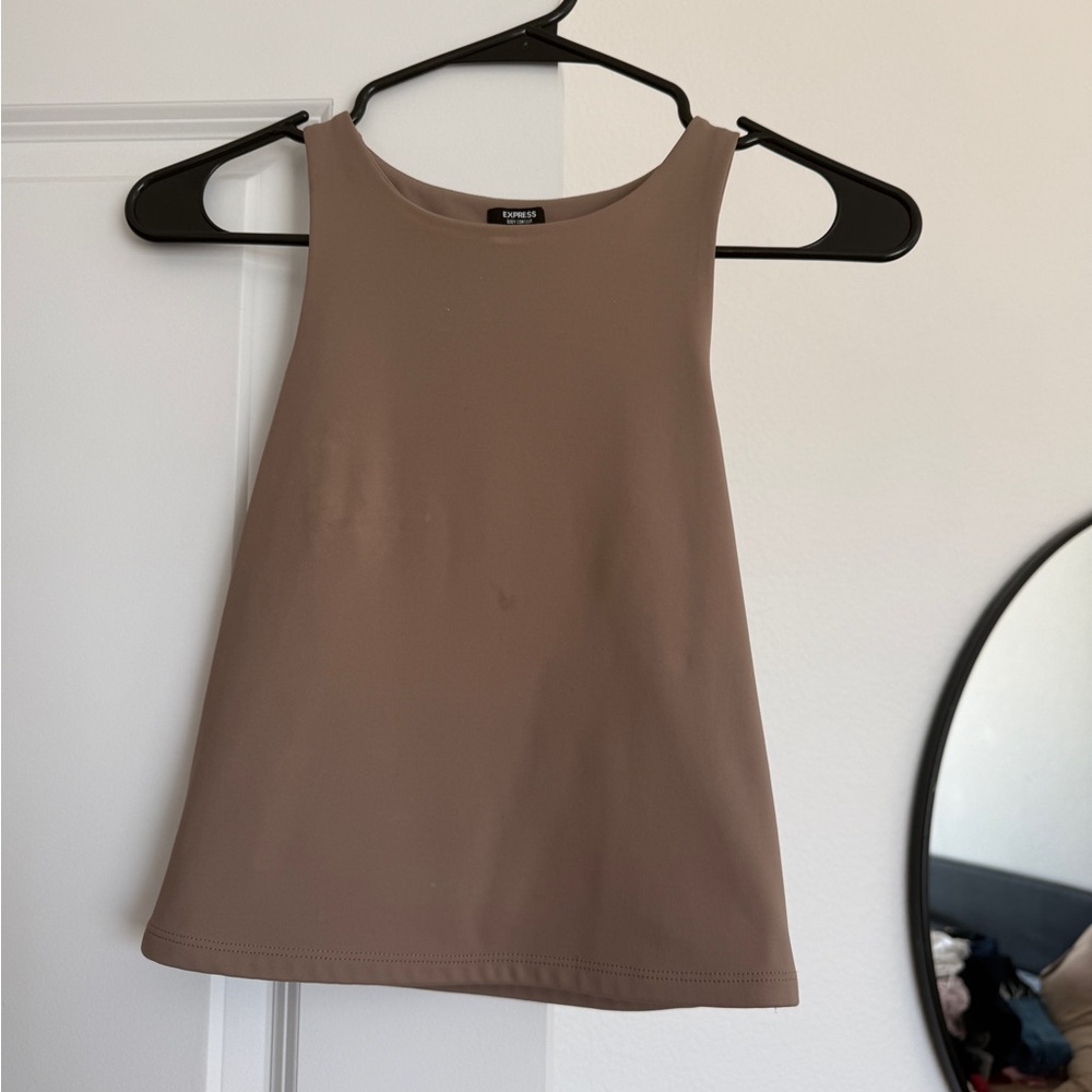 Express Taupe Body Contour Tanktop